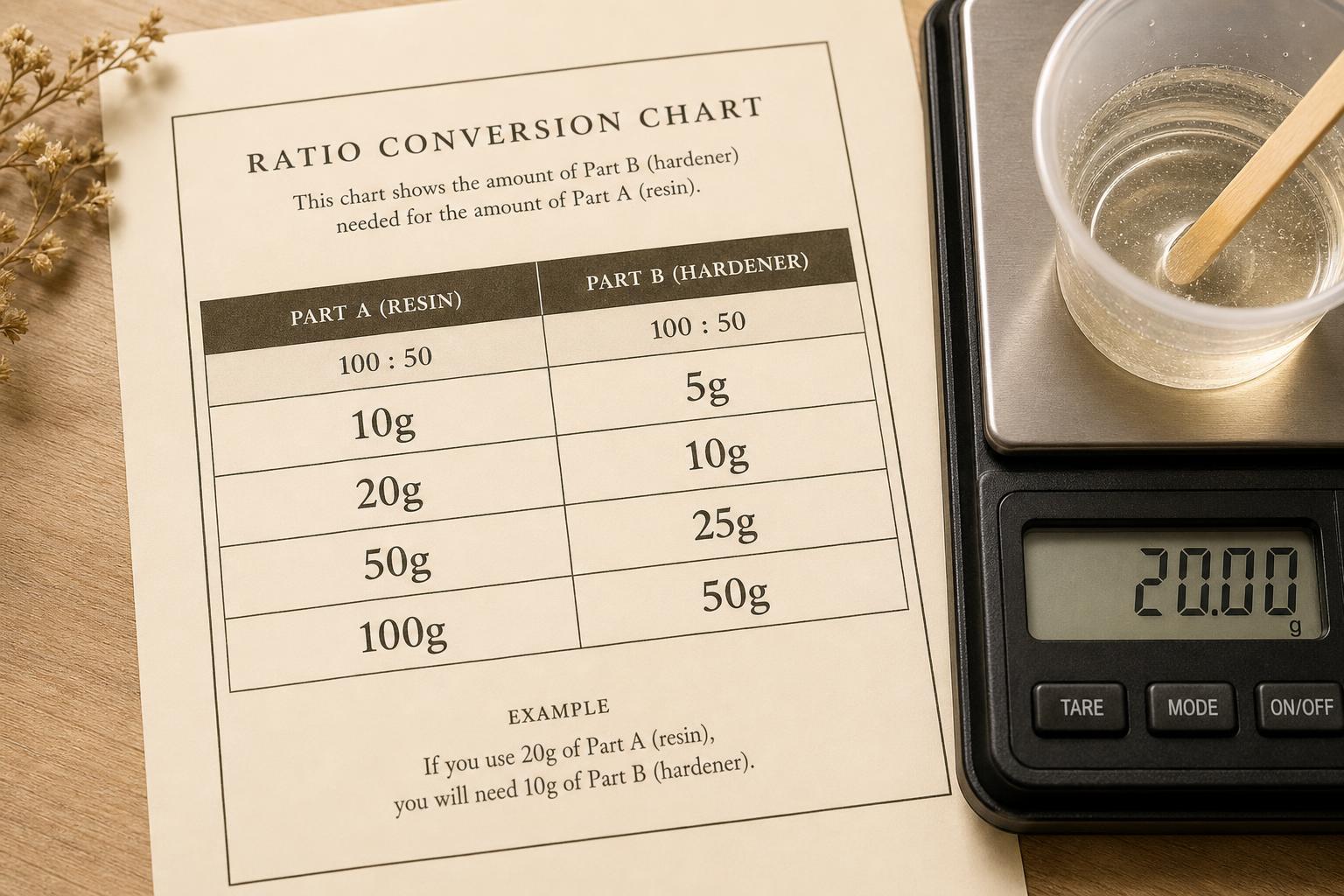 Ratio Conversion Chart
